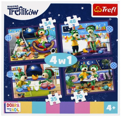 Puzzle 4W1 Trefliki przed snem PUD TREFL 34399