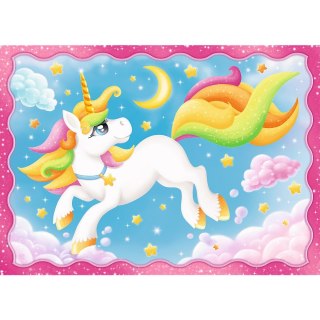 Puzzle 4w1 Jednorożce i Magia TREFL 34389 TR