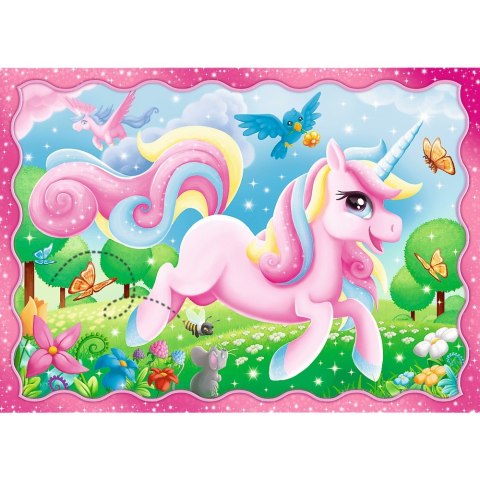 Puzzle 4w1 Jednorożce i Magia TREFL 34389 TR