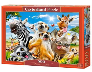 Puzzle 500 elementów African Selfie CASTORLAND B-53568
