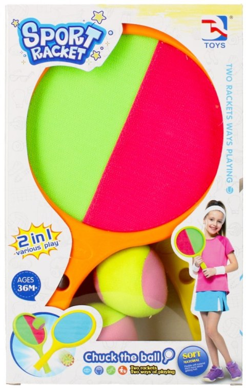 Rakietki do gry z akcesoriami MEGA CREATIVE 488929