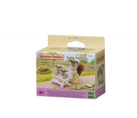 SYLVANIAN PODWOJNY WOZEK SPACEROWY 4533 PUD6