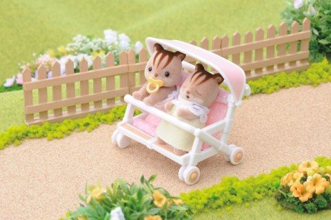 SYLVANIAN PODWOJNY WOZEK SPACEROWY 4533 PUD6