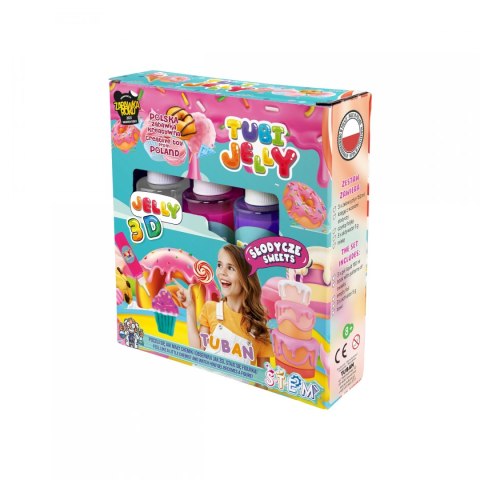 TU3317 ZESTAW TUBI JELLY 3 KOLORY SŁODYCZE