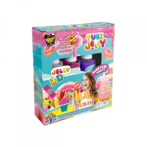 TU3317 ZESTAW TUBI JELLY 3 KOLORY SŁODYCZE