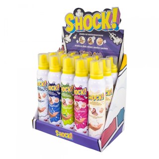 TU3408 DISPLAY SHOCK MULTISENSORYCZNY PIANKO-ŻEL MIX 15 SZT. x 200 ml