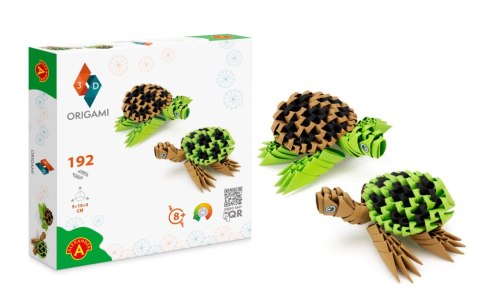 Zestaw kreatywny Origami 3D192 elementy Żółwie ALEXANDER 2346
