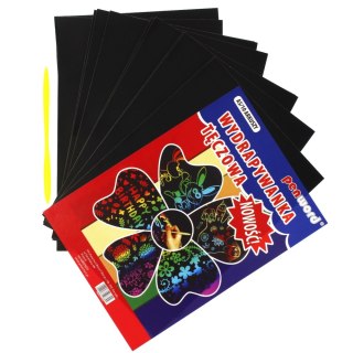 Zestaw kreatywny Wydrapywanka A5/10ARK Tęcza FOL SDM 408894