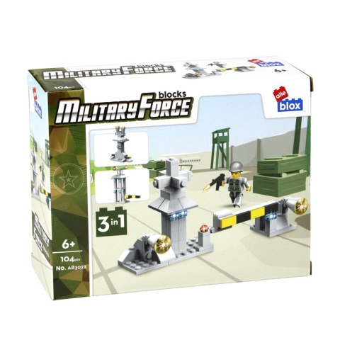 Klocki konstrukcyjne 104 elementy Military alleBLOX 492847