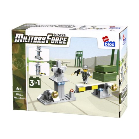 Klocki konstrukcyjne 104 elementy Military alleBLOX 492847
