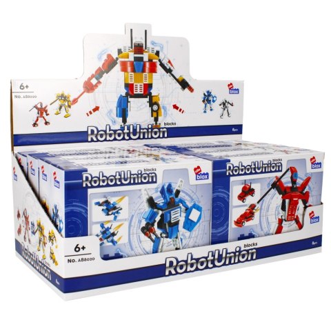 Klocki konstrukcyjne 105-115 elementów Robot display alleBLOX 492903