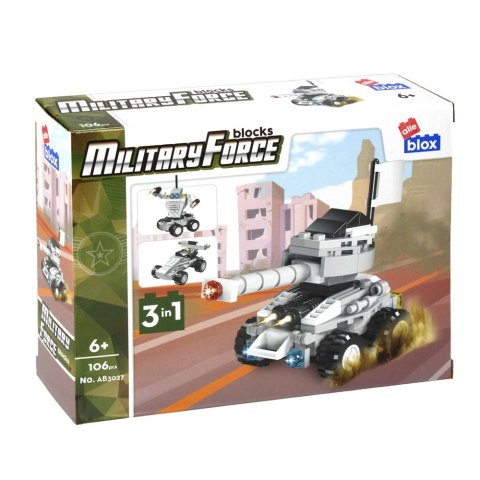 Klocki konstrukcyjne 106 elementów Military alleBLOX 492858