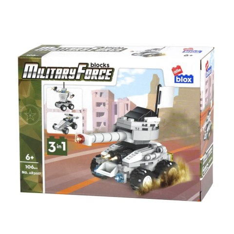 Klocki konstrukcyjne 106 elementów Military alleBLOX 492858
