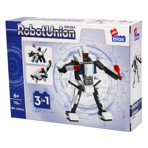 Klocki konstrukcyjne 115 elementów Robot alleBLOX 492901