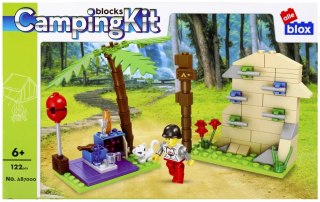 Klocki konstrukcyjne 122 elementy Kamping alleBLOX 492763