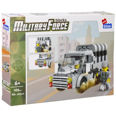 Klocki konstrukcyjne 169 elementów Military alleBLOX 492864