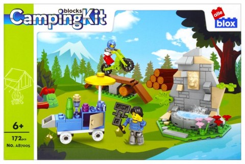 Klocki konstrukcyjne 172 elementy Kamping alleBLOX 492764
