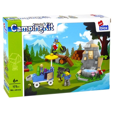 Klocki konstrukcyjne 172 elementy Kamping alleBLOX 492764