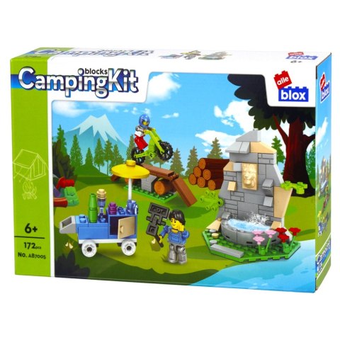 Klocki konstrukcyjne 172 elementy Kamping alleBLOX 492764