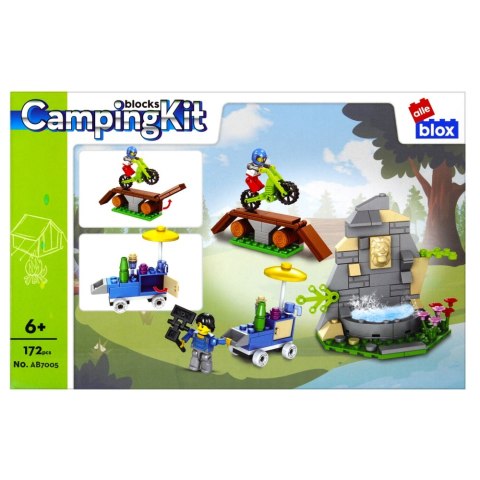 Klocki konstrukcyjne 172 elementy Kamping alleBLOX 492764