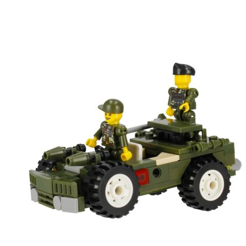 Klocki konstrukcyjne 180 elementów Military alleBLOX 492828
