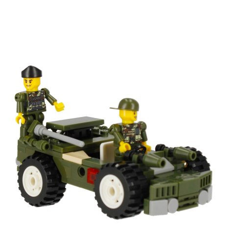 Klocki konstrukcyjne 180 elementów Military alleBLOX 492828