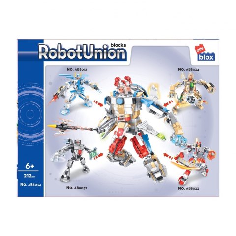 Klocki konstrukcyjne 212 elementów Robot alleBLOX 492918