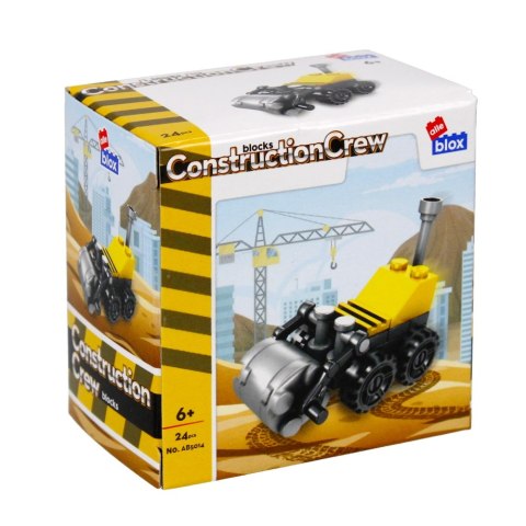 Klocki konstrukcyjne 24 elementy Budowa Walec alleBLOX 492796