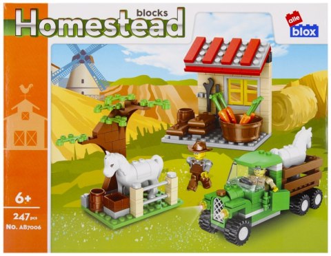 Klocki konstrukcyjne 247 elementów Farma alleBLOX 492765