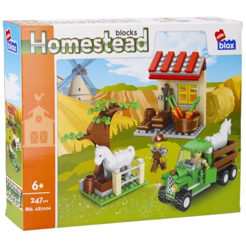 Klocki konstrukcyjne 247 elementów Farma alleBLOX 492765