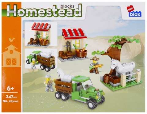 Klocki konstrukcyjne 247 elementów Farma alleBLOX 492765