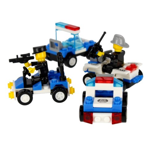 Klocki konstrukcyjne 29-39 elementów Policja display alleBLOX 492820
