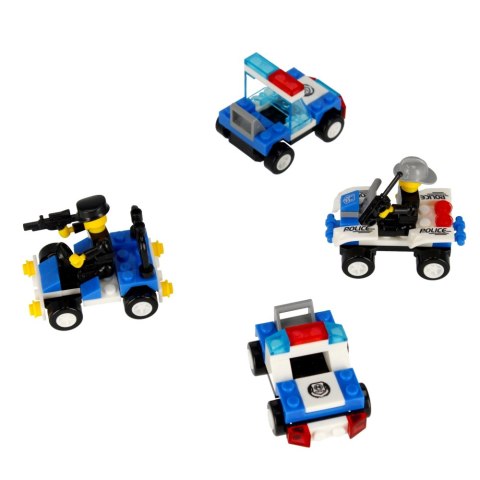 Klocki konstrukcyjne 29-39 elementów Policja display alleBLOX 492820