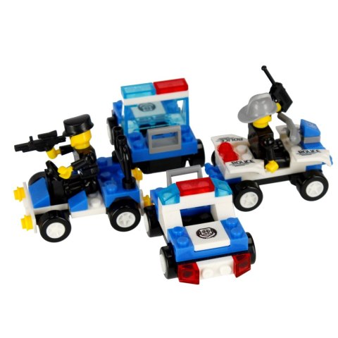 Klocki konstrukcyjne 29-39 elementów Policja display alleBLOX 492820
