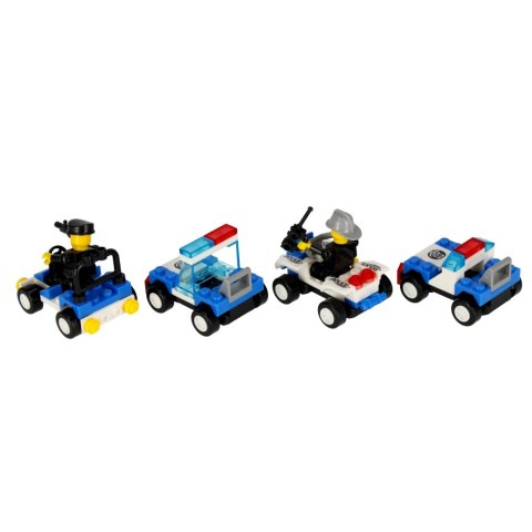 Klocki konstrukcyjne 29-39 elementów Policja display alleBLOX 492820