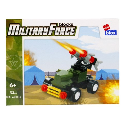 Klocki konstrukcyjne 30-33 elementy Military display alleBLOX 492861