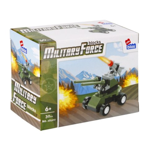 Klocki konstrukcyjne 30-33 elementy Military display alleBLOX 492861
