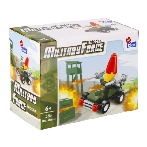 Klocki konstrukcyjne 30-33 elementy Military display alleBLOX 492861