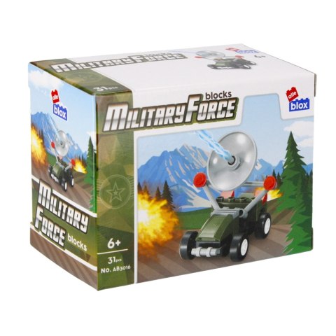 Klocki konstrukcyjne 30-33 elementy Military display alleBLOX 492861