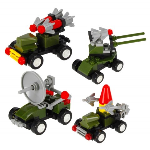 Klocki konstrukcyjne 30-33 elementy Military display alleBLOX 492861