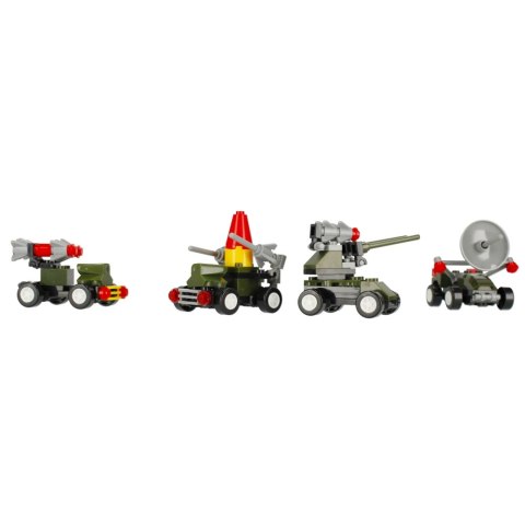 Klocki konstrukcyjne 30-33 elementy Military display alleBLOX 492861