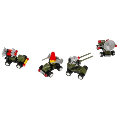 Klocki konstrukcyjne 30-33 elementy Military display alleBLOX 492861
