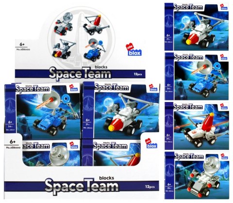 Klocki konstrukcyjne 30-35 elementów Space Team alleBLOX 492874