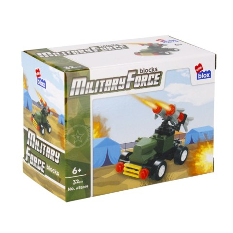 Klocki konstrukcyjne 30 elementów Military alleBLOX 492824