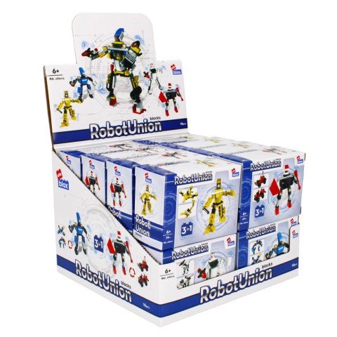 Klocki konstrukcyjne 33-40 elementów Robot display alleBLOX 492894