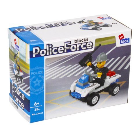 Klocki konstrukcyjne 35 elementów Policja alleBLOX 492818
