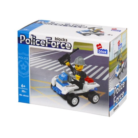 Klocki konstrukcyjne 35 elementów Policja alleBLOX 492818