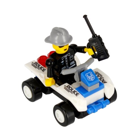 Klocki konstrukcyjne 35 elementów Policja alleBLOX 492818