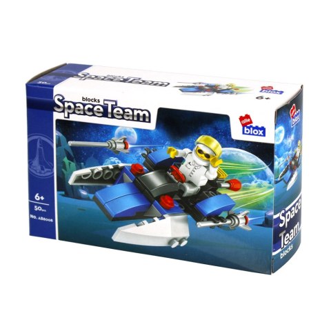 Klocki konstrukcyjne 50 elementów Space alleBLOX 492877
