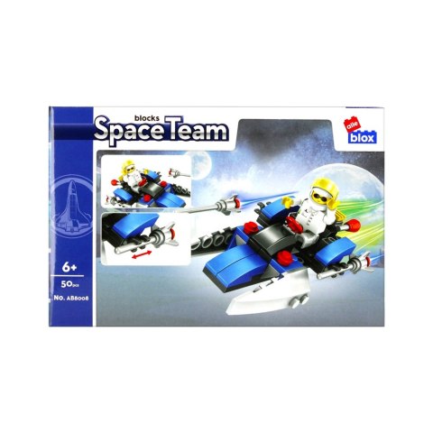 Klocki konstrukcyjne 50 elementów Space alleBLOX 492877